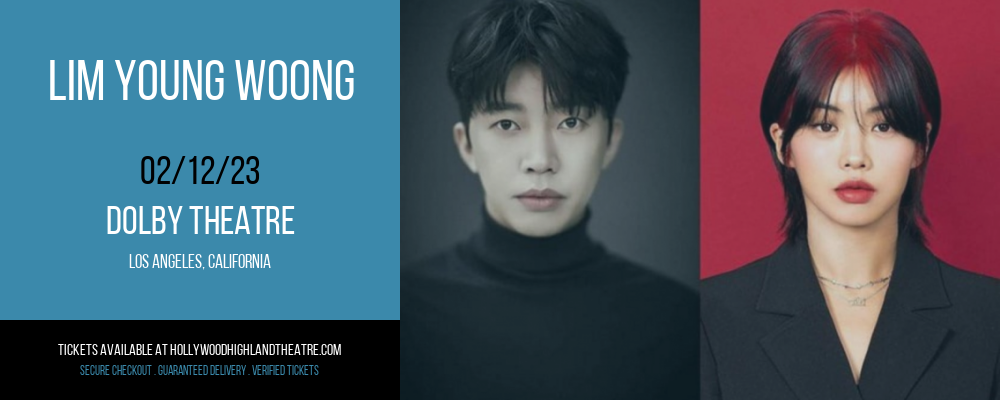 Lim Young Woong at Dolby Theatre tickets Lim Young Woong at Dolby Theatre