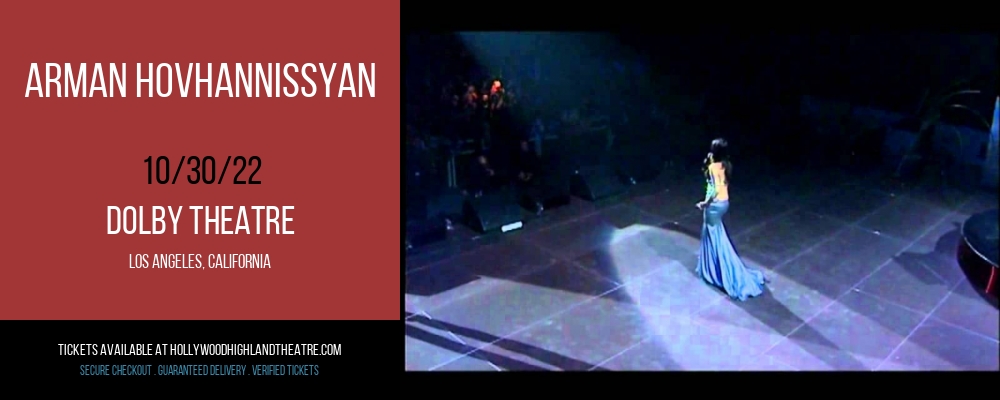 Arman Hovhannissyan [CANCELLED] at Dolby Theatre