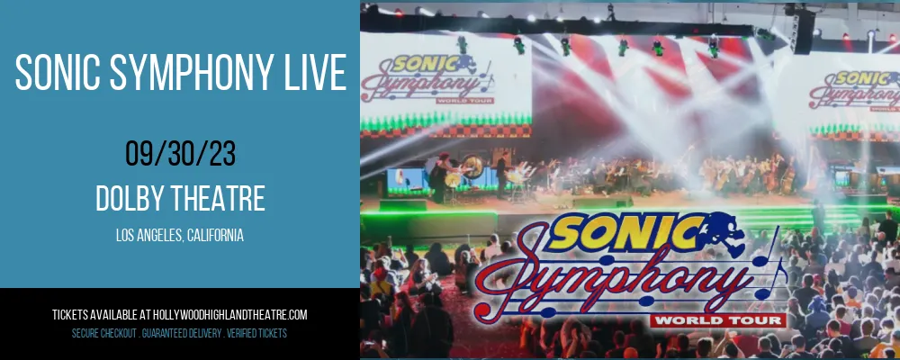 Sonic Symphony Live at Dolby Theatre