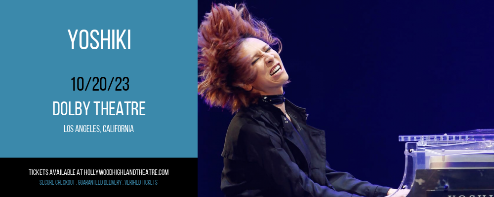 Yoshiki at Dolby Theatre