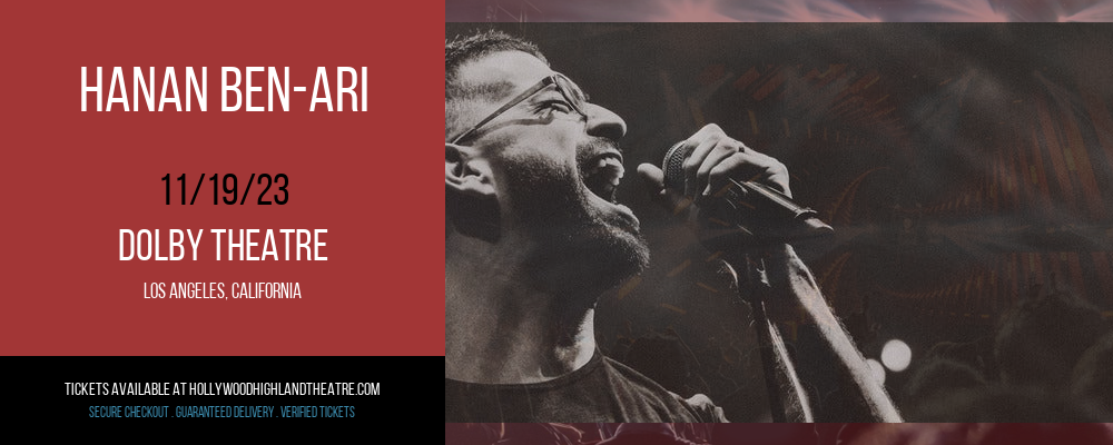 Hanan Ben-Ari [CANCELLED] at Dolby Theatre