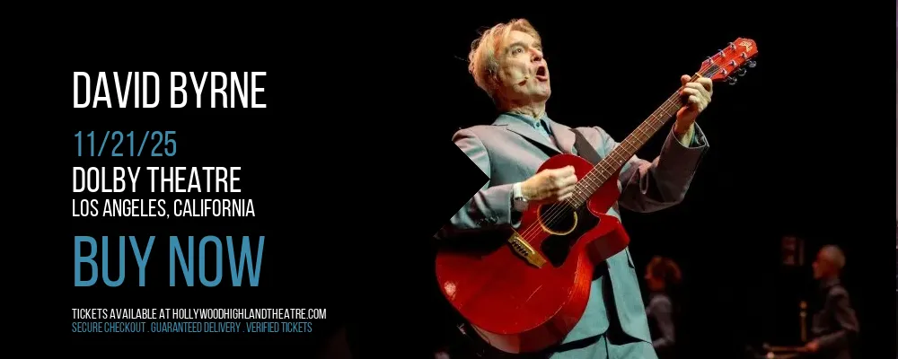 David Byrne at Dolby Theatre