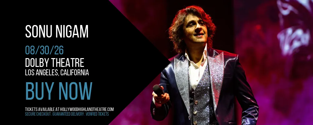 Sonu Nigam at Dolby Theatre