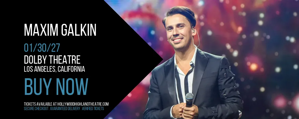 Maxim Galkin at Dolby Theatre